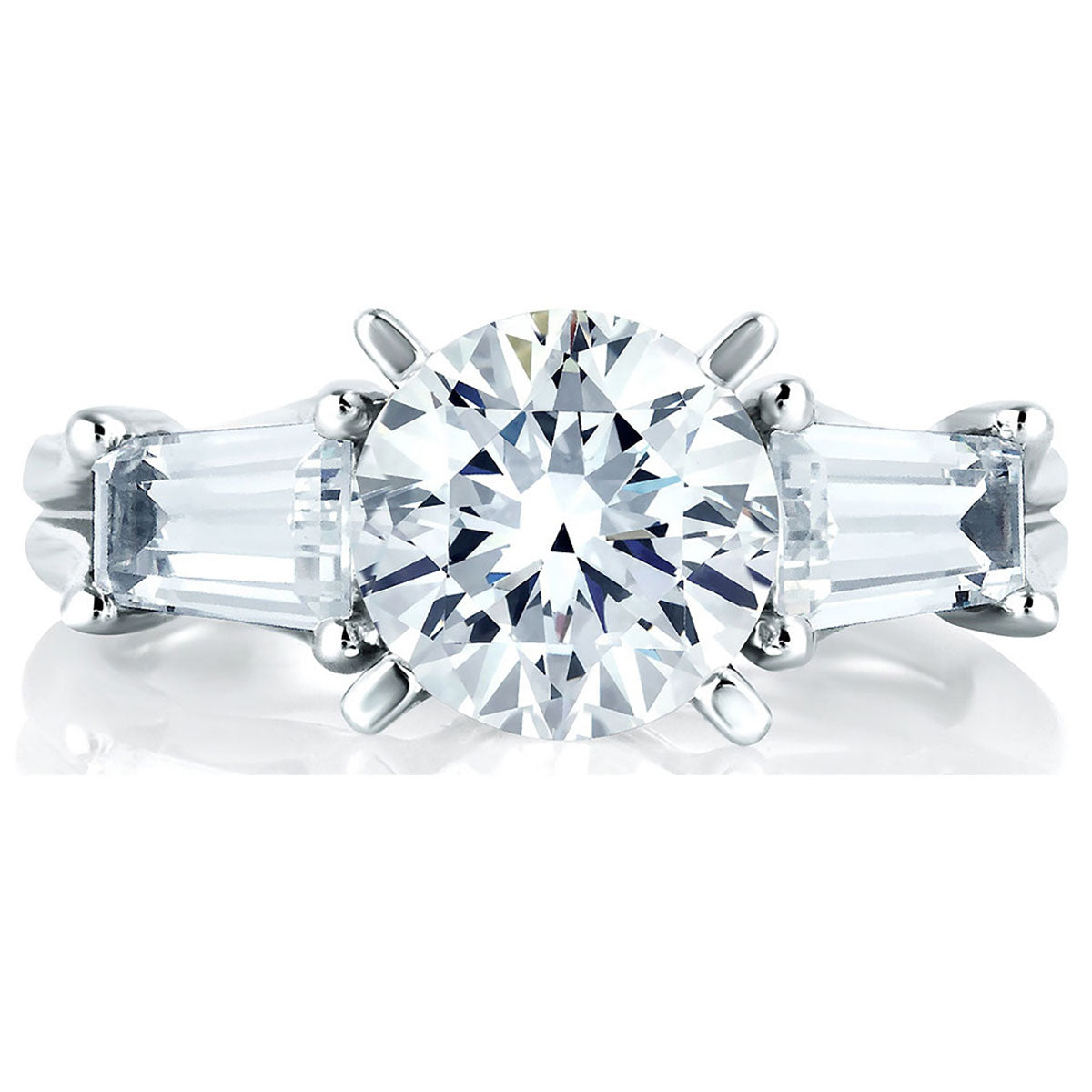 A.JAFFE A.JAFFE Signature Shank Engagement Rings MESRD2361 MESRD2361-304 -  Quest Jewelers