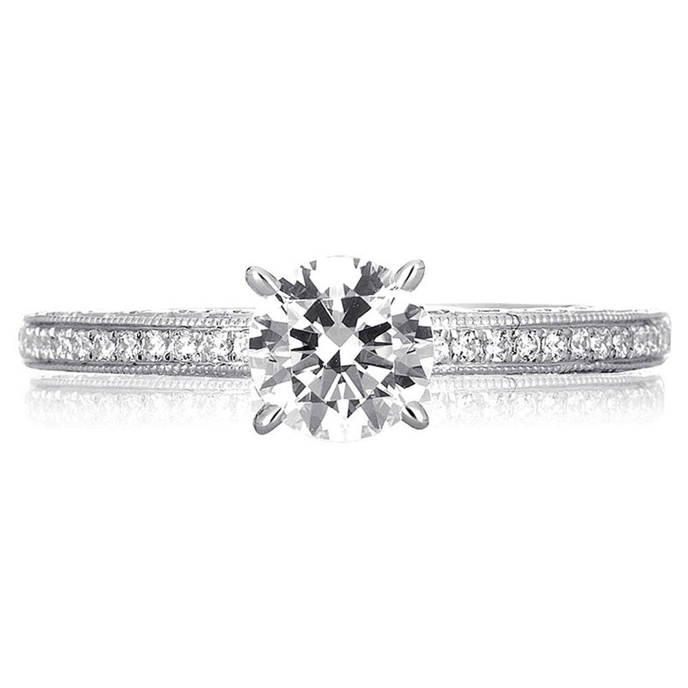 A.Jaffe Intricate Gallery Detail Diamond Engagement Ring MES381/101