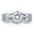 A.Jaffe Open Three Row Pavé Diamond Engagement Ring MES414/143