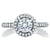 A.Jaffe Wrapped Rollover Halo Diamond Engagement Ring MES437/140