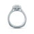 A.Jaffe Emerald Cut Diamond Halo Engagement Ring MES556/156