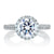 A.Jaffe Signature Round Halo Diamond Engagement Ring MES569/110