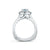 A.Jaffe Signature Round Halo Diamond Engagement Ring MES569/110