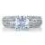 A.Jaffe Five Row Dazzling Cushion Cut Diamond Engagement Ring MES571/154