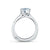 A.Jaffe Split Shank Crossover Cushion Diamond Engagement Ring MES578/170