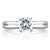 A.Jaffe Golden Diamond Collar Solitaire Engagement Ring MES581/56