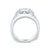 A.Jaffe Deco Style Studded Designer Diamond Engagement Ring MES653/204