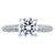 A.Jaffe Classic Knife Edge Round Center Diamond Engagement Ring MES669/41