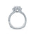 A.Jaffe Floral Princess Cut Split Shank Pavé Diamond Engagement Ring MES682/248