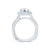 A.Jaffe Classic Round Center Diamond Halo Engagement Ring MES691/246