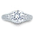 A.Jaffe Vintage Three Row Pavé Diamond Engagement Ring MES692/150