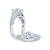 A.Jaffe Vintage Three Row Pavé Diamond Engagement Ring MES692/150