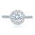 A.Jaffe Round Halo Diamond Engagement Ring MES822/176