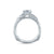 A.Jaffe Diamond Asymmetrical Wave Solitaire Engagement Ring MES856/112