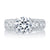 A.Jaffe Modern Three Row Designer Pave Diamond Engagement Ring MES898/300