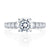 A.Jaffe Modern Diamond Pave with Gallery Accent Engagement Ring MESRD2339/231