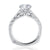 A.Jaffe Modern Diamond Pave with Gallery Accent Engagement Ring MESRD2339/231