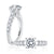 A.Jaffe Modern Diamond Pave with Gallery Accent Engagement Ring MESRD2339/231