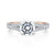 A.Jaffe Modern Royals Regal Split Shank Round Diamond Quilted Engagement Ring MESRD2506Q/205