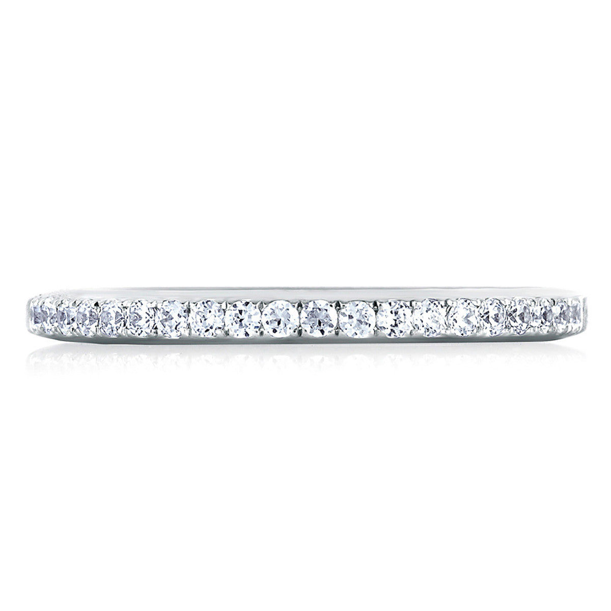 A. Jaffe Classic Pave Set Diamond Wedding Band MR1533/25