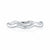 A.Jaffe Elegant Contoured Solitaire Quilted Wedding Band MR1638Q/PL