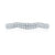 A.Jaffe Contoured Two Row Pavé Diamond Quilted Wedding Band MR2038Q/22