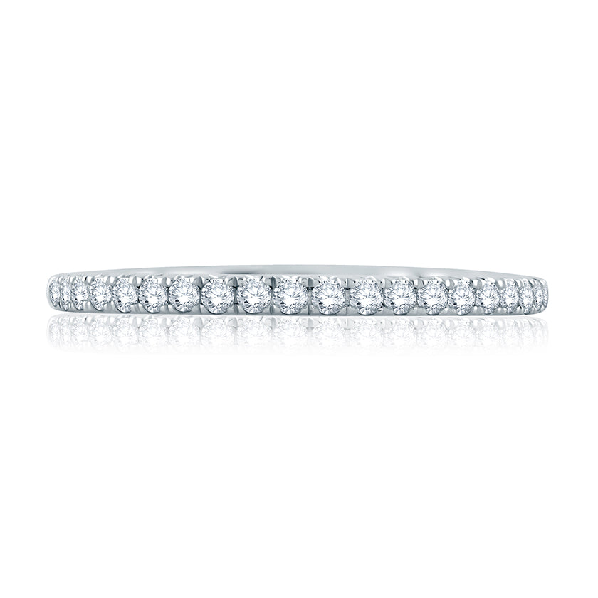 A.Jaffe Delicate Diamond Quilted Wedding Band MR2168Q/24
