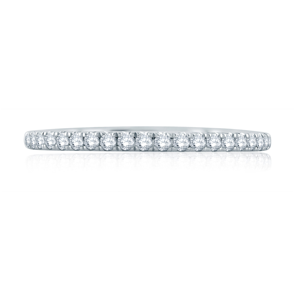 A.Jaffe French Pavé Set Diamond Quilted Wedding Band MR2171Q/24