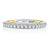 A.Jaffe Classic Two Tone Diamond Quilted Wedding Band MRCRD2345Q/57