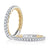 A.Jaffe Classic Two Tone Diamond Quilted Wedding Band MRCRD2345Q/57