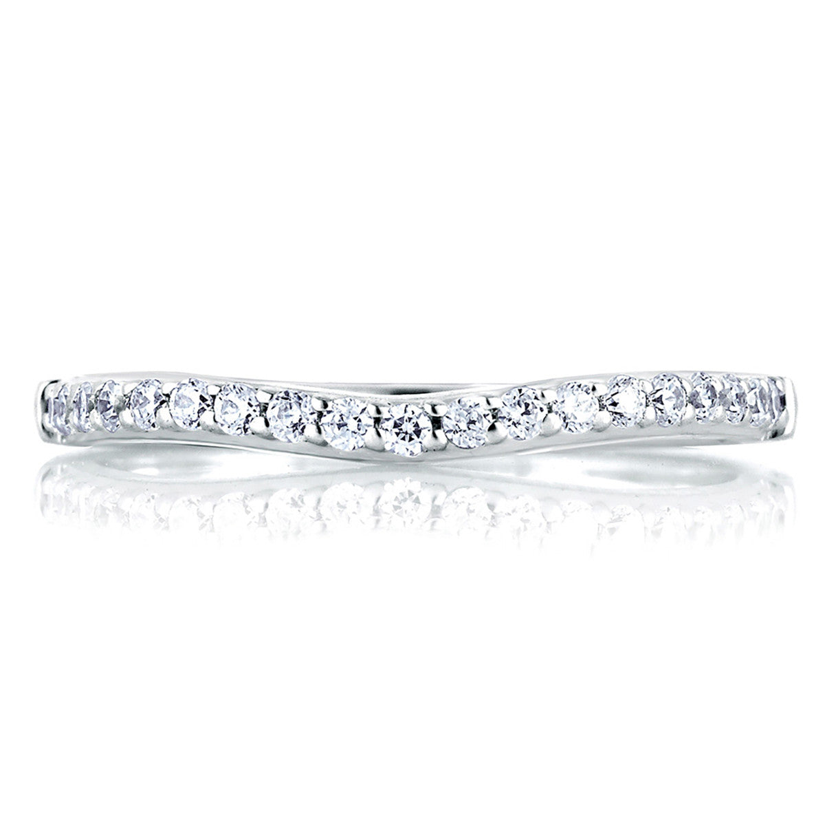 A. Jaffe Shared Prong Signature Diamond Wedding Band MRS144/24
