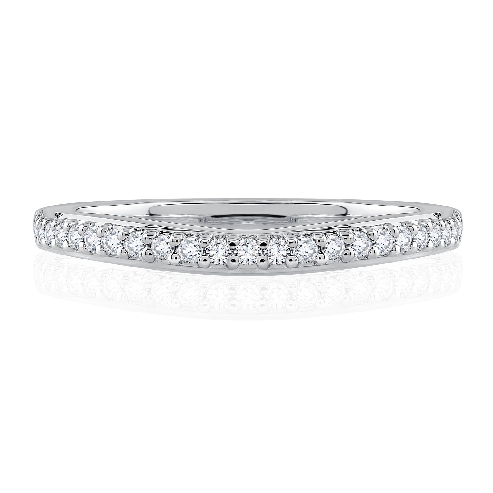 A.Jaffe Signature Contoured Diamond Wedding Band MRS154/23