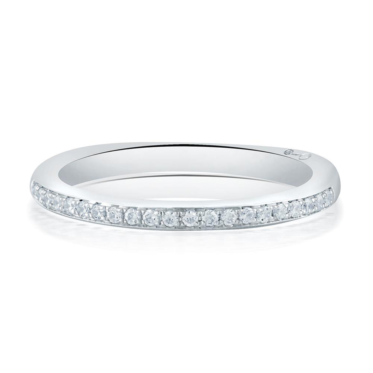 A.Jaffe Signature Classic Pave Diamond Wedding Band MRS560/13