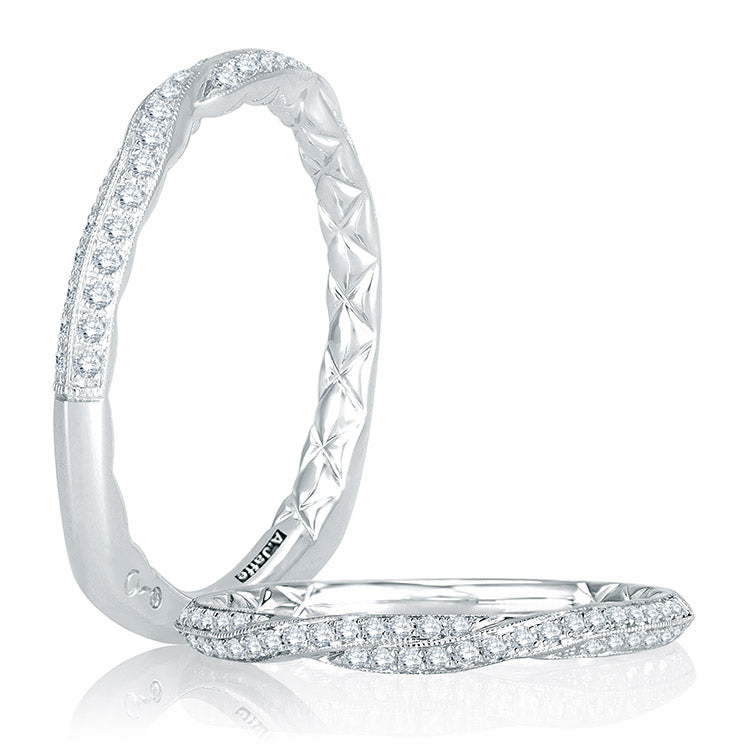 A. Jaffe Delicate Quilted Diamond Anniversary Band MRS740Q/18