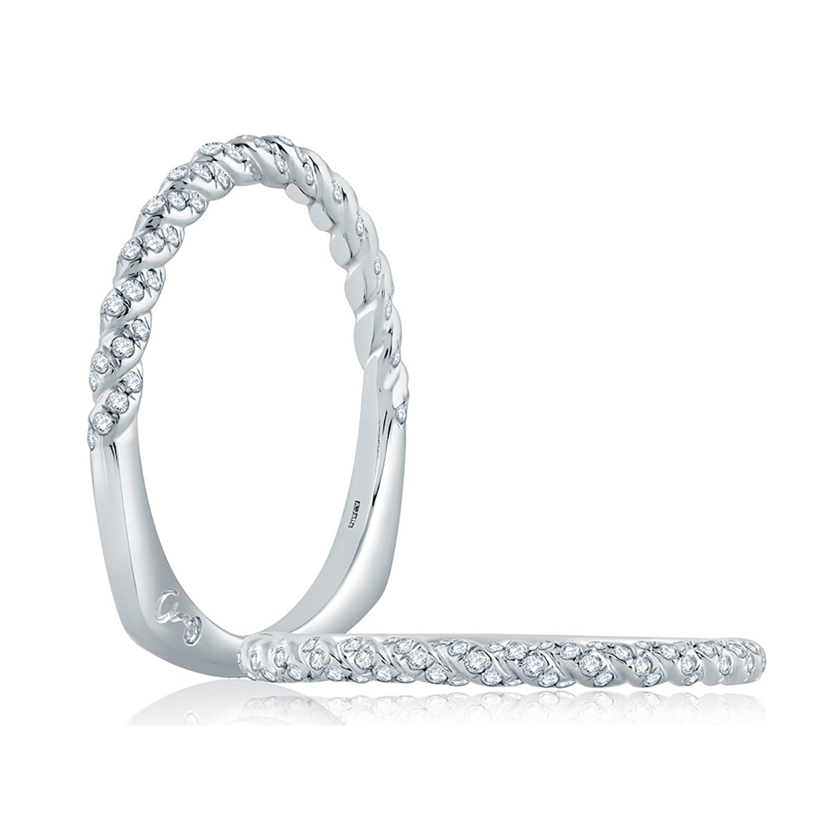 A. Jaffe Tightly Twisted Diamond Wedding Band MRS869/31