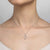 Lafonn Simulated Diamond Open Teardrop Necklace N0037CLP