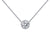 Lafonn Simulated Diamond 1.23ct Halo Necklace N0038CLP