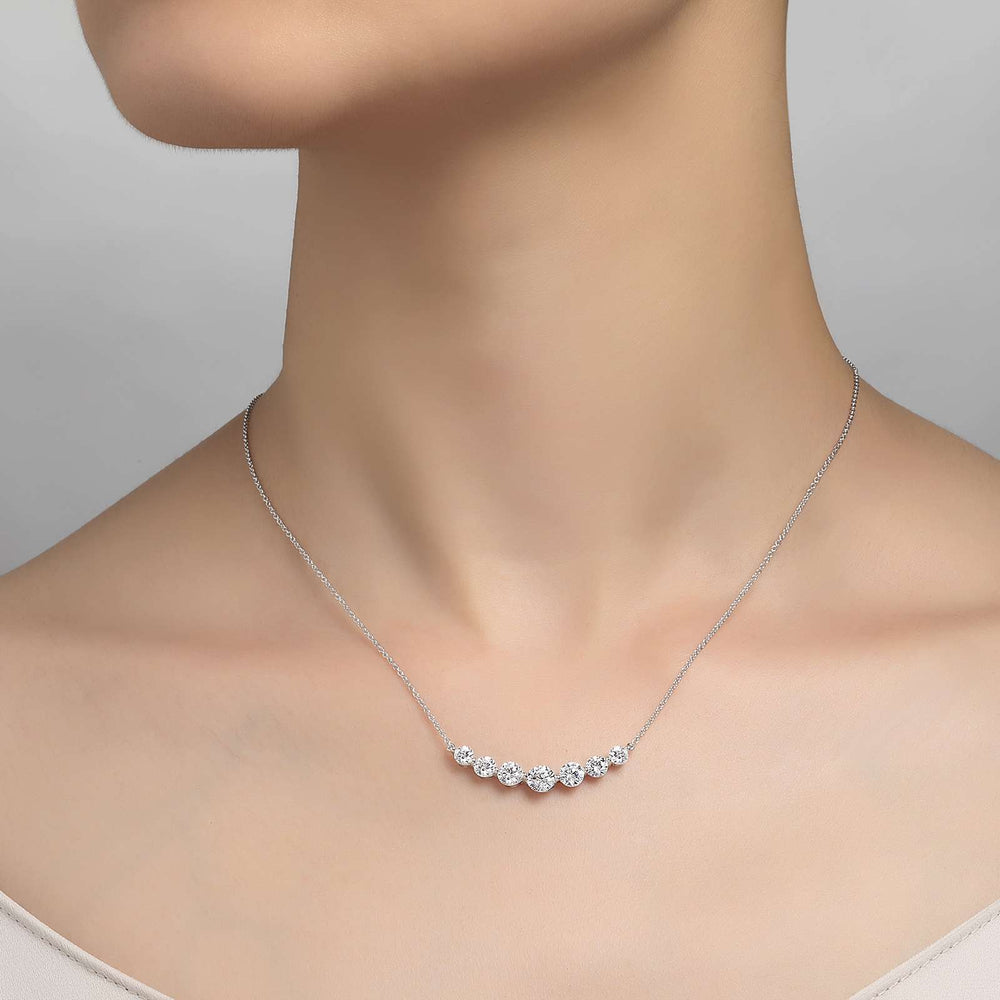 Lafonn Simulated Diamond 7 Symbols of Joy Necklace N0094CLP