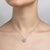 Lafonn Simulated Diamond Circle Knot Pendant Necklace P0185CLP