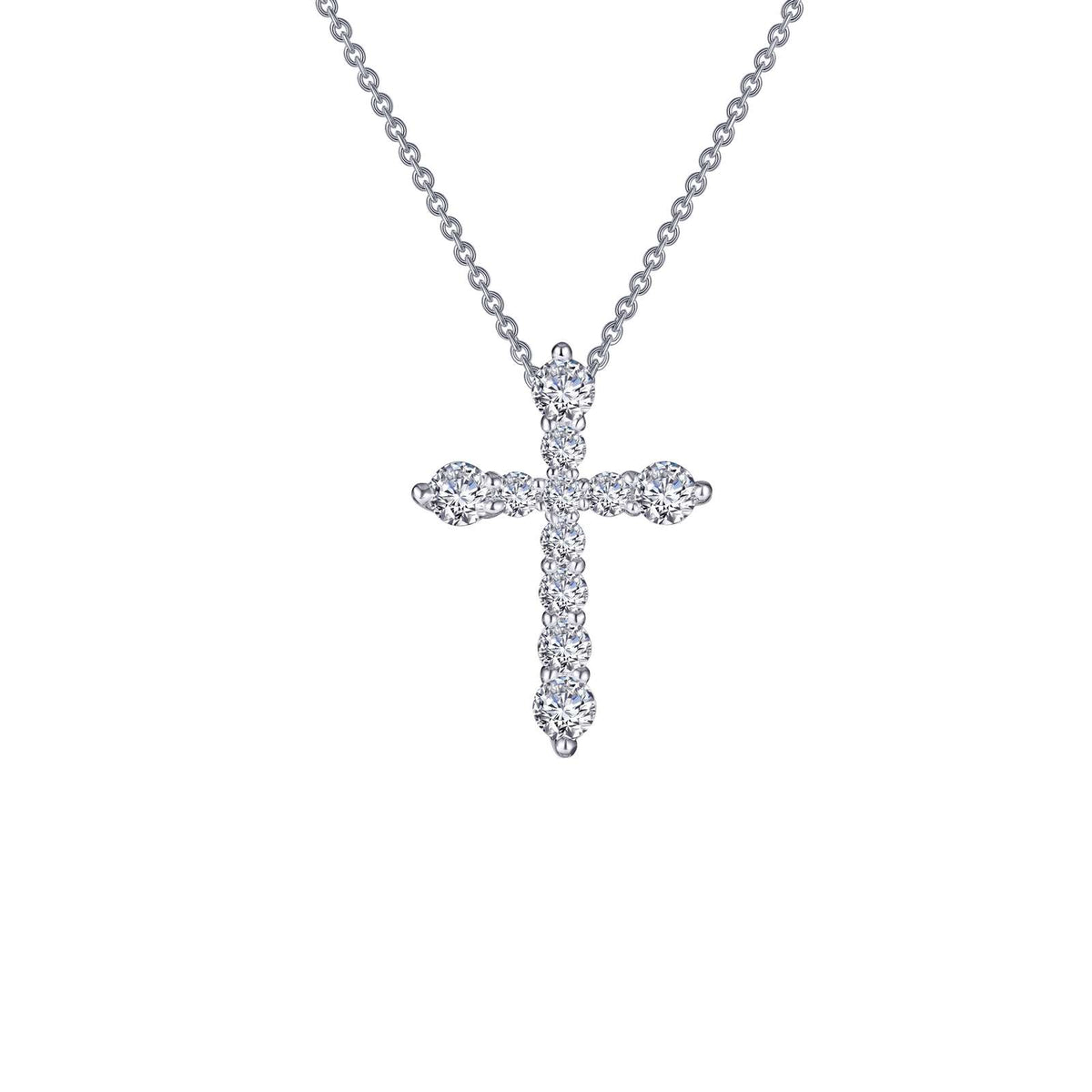 Lafonn Simulated Diamond 0.67cttw. Cross Pendant Necklace P0207CLP