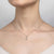 Lafonn Simulated Diamond Cross Shadow Pendant Necklace P0217CLT