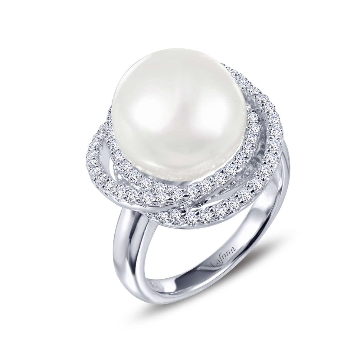 Lafonn Simulated Diamond &amp; Cultured Freshwater Pearl Ring R0179PLP