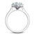 Noam Carver Vintage Inspired Floral Halo Diamond Engagement Ring R031-01A