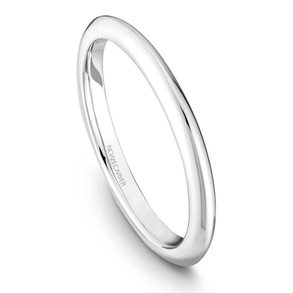 Noam Carver Solitaire Wedding Band R047-01B