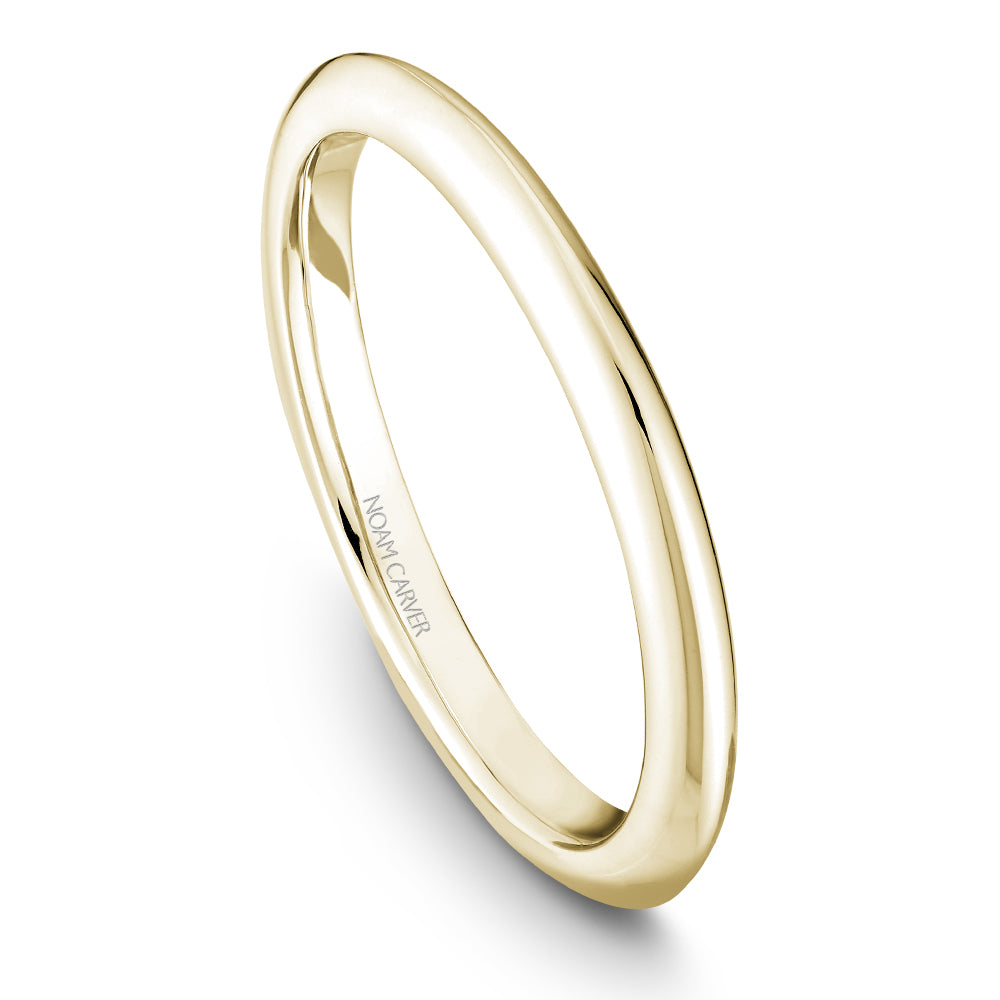 Noam Carver Solitaire Wedding Band R047-01B