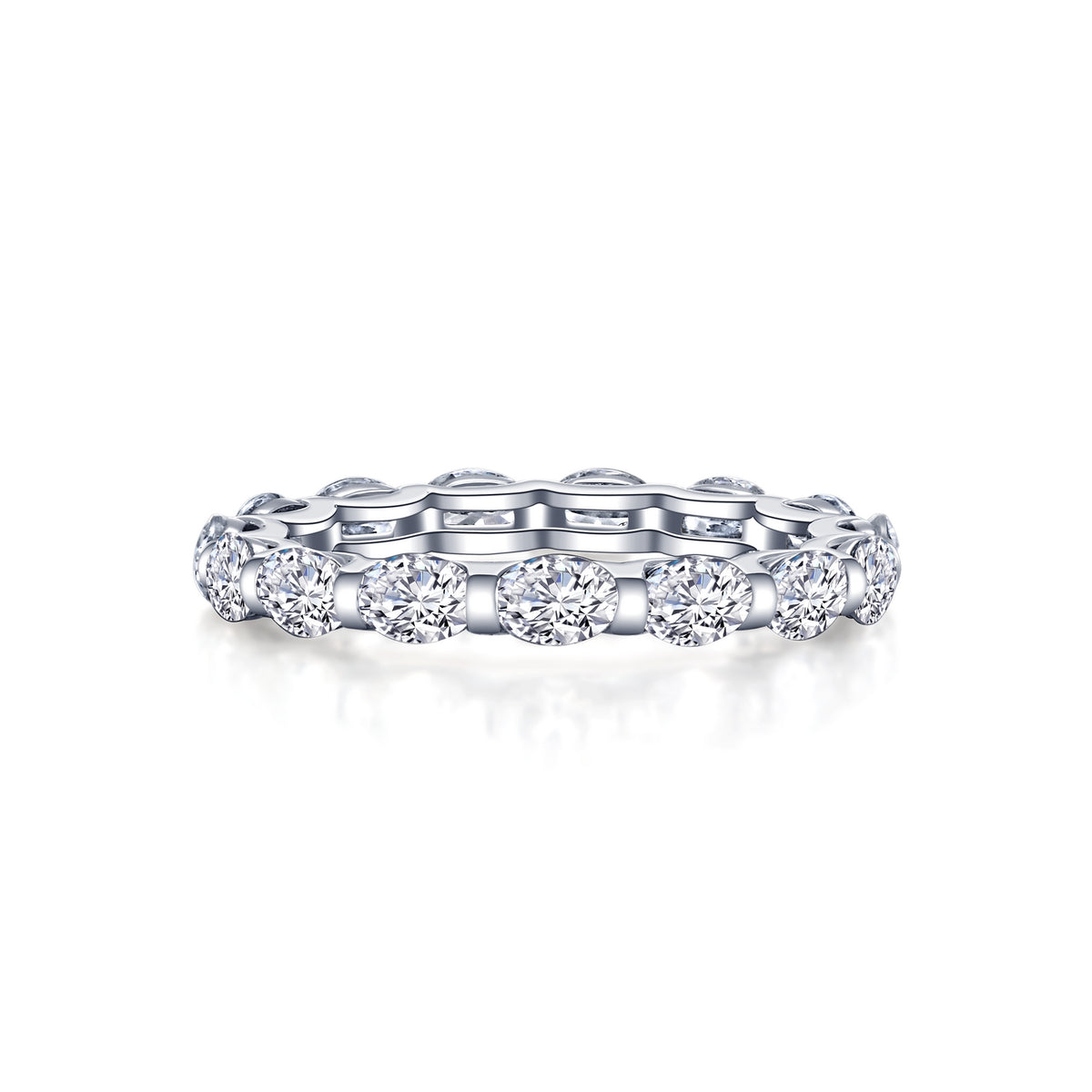 Lafonn Simulated Diamond Oval Eternity Band R0492CLP