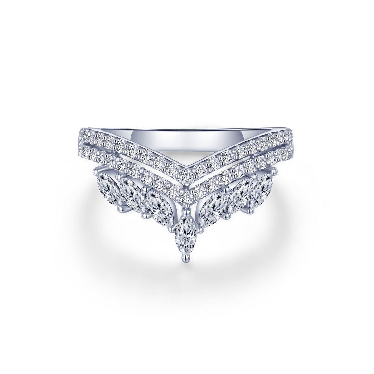 Lafonn Simulated Diamond Elegant Crown Ring R0498CLP