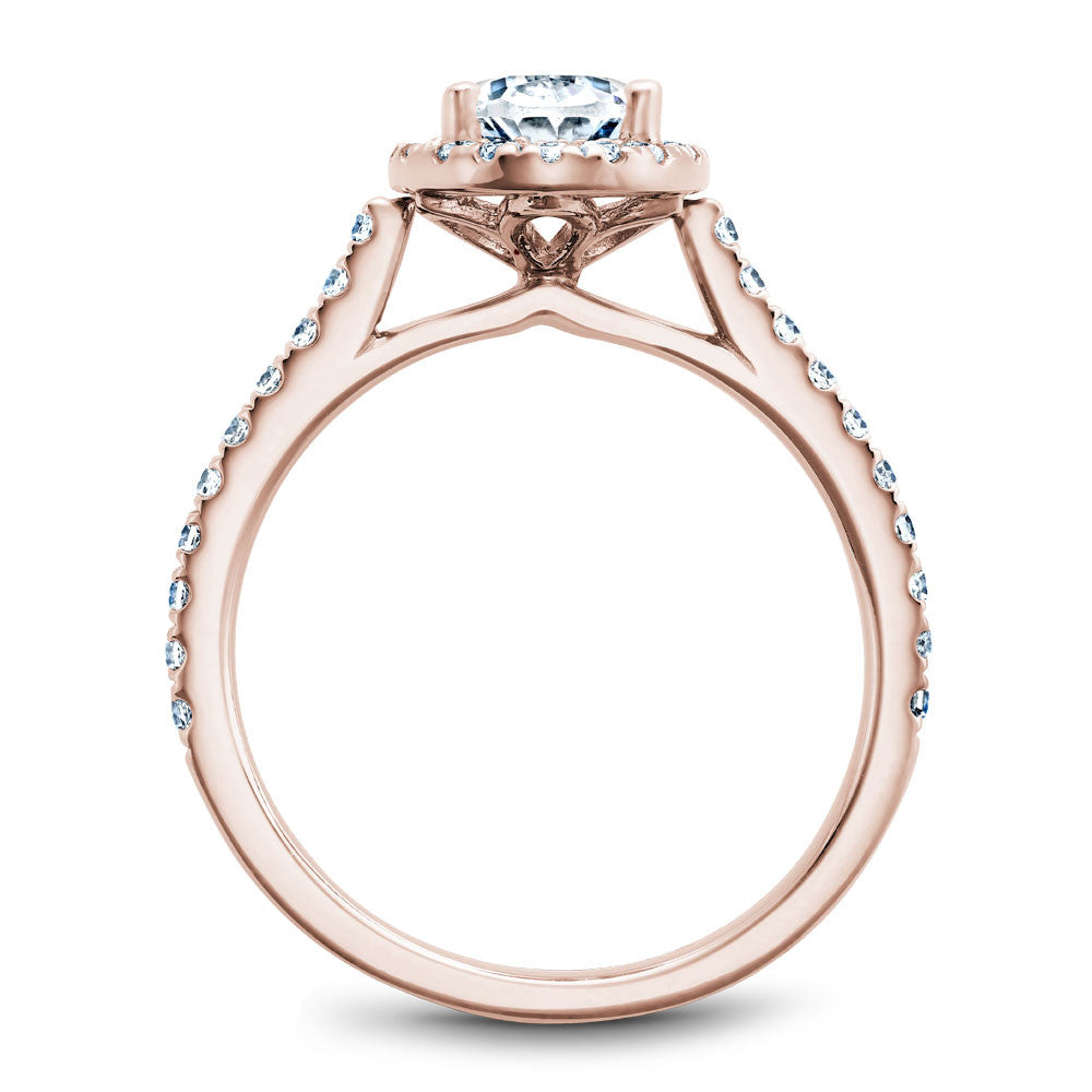 Noam Carver Diamond Halo Engagement Ring R050-02A