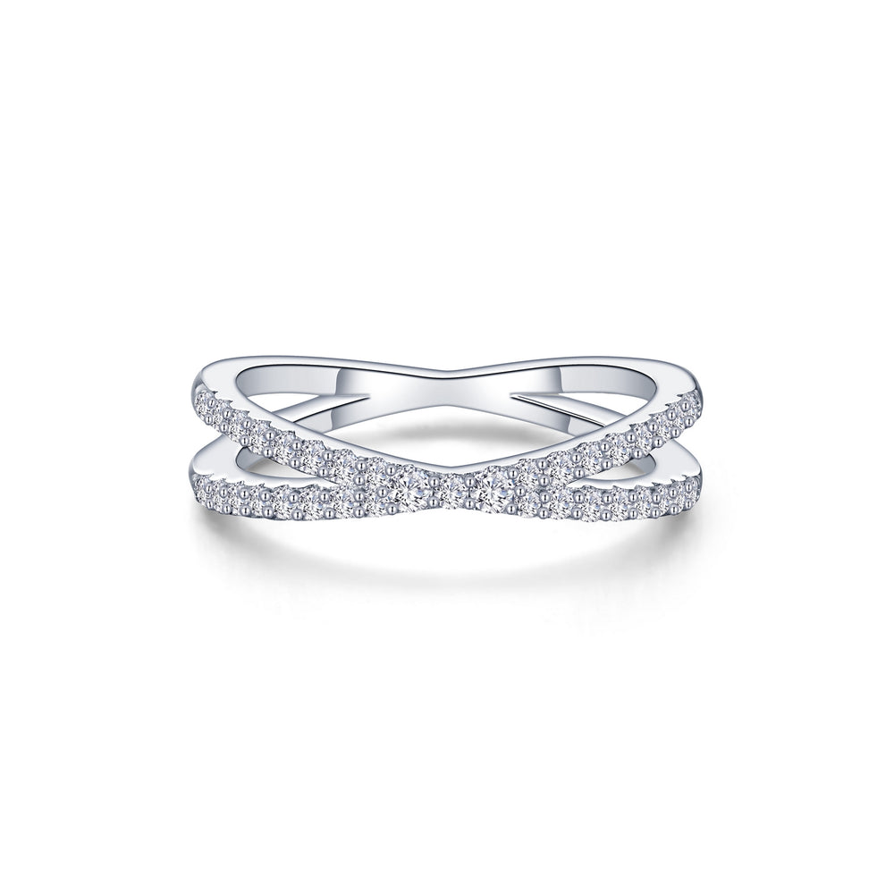 Lafonn Simulated Diamond Simple Crisscross Ring R0501CLP