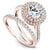 Noam Carver Double Halo Diamond Engagement Ring R051-01A